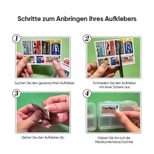 Laden Sie das Bild in den Galerie-Viewer, Tragbare versiegelte Pillendose mit 8 Fächern