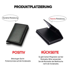 Laden Sie das Bild in den Galerie-Viewer, RFID-Anti-Diebstahl-Bürstenkartenetui für Männer