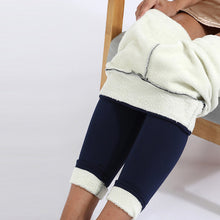 Laden Sie das Bild in den Galerie-Viewer, Fleece-Leggings mit hoher Taille