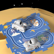 Laden Sie das Bild in den Galerie-Viewer, Puzzlespielzeug für Kinder mit Schienenfahrzeugen