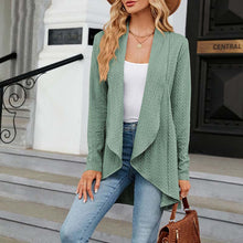 Laden Sie das Bild in den Galerie-Viewer, Langärmlige Strickjacke, Mantel