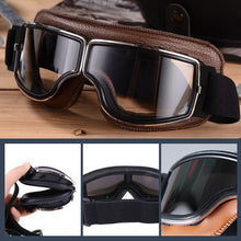 Laden Sie das Bild in den Galerie-Viewer, Vintage-Motorradbrille