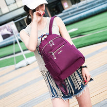 Laden Sie das Bild in den Galerie-Viewer, Modischer Oxford-Rucksack für Damen