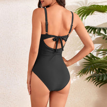 Laden Sie das Bild in den Galerie-Viewer, Einteiliger Badeanzug mit hoher Taille für Damen