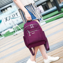 Laden Sie das Bild in den Galerie-Viewer, Modischer Oxford-Rucksack für Damen