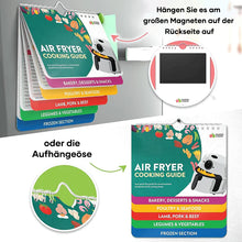 Laden Sie das Bild in den Galerie-Viewer, Heißluftfritteuse, Spickzettel, Magnete, Kochanleitung