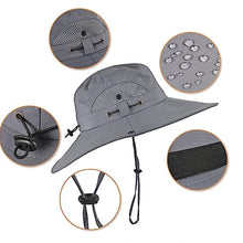 Laden Sie das Bild in den Galerie-Viewer, Solar- und USB-Ladeventilator Outdoor-Fischerhut