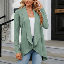 Laden Sie das Bild in den Galerie-Viewer, Langärmlige Strickjacke, Mantel