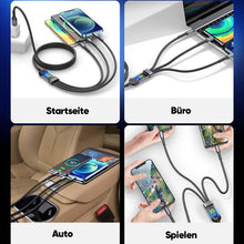 Laden Sie das Bild in den Galerie-Viewer, 3-in-1 100 Watt Datenkabel