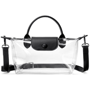 Transparente PVC-Handtasche