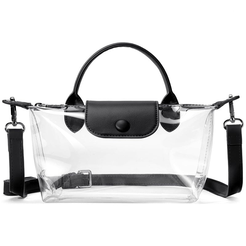 Transparente PVC-Handtasche