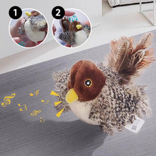 Laden Sie das Bild in den Galerie-Viewer, Katzenspielzeug - Simulierter zwitschernder Vogel