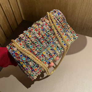 Diamantene Abendtasche