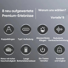 Laden Sie das Bild in den Galerie-Viewer, Tragbarer Nasenhaartrimmer