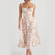 Laden Sie das Bild in den Galerie-Viewer, Trägerkleid mit tiefem Rückenausschnitt