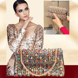 Diamantene Abendtasche
