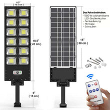 Laden Sie das Bild in den Galerie-Viewer, Solar-LED-Lampe für den Außenbereich
