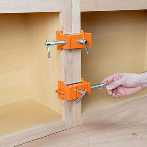 Halteclip für Bohrarbeiten in Holz