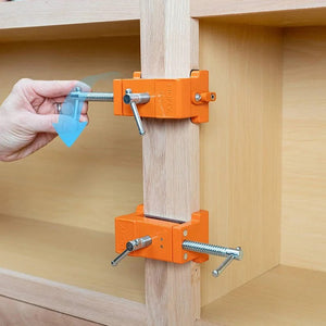 Halteclip für Bohrarbeiten in Holz