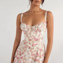 Laden Sie das Bild in den Galerie-Viewer, Trägerkleid mit tiefem Rückenausschnitt