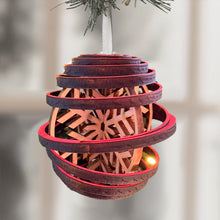 Laden Sie das Bild in den Galerie-Viewer, ❄3D-Doppelspiral-Schneeflocken | Weihnachtsschmuck