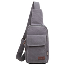 Laden Sie das Bild in den Galerie-Viewer, Schulter-/Brusttasche aus Segeltuch