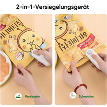 Laden Sie das Bild in den Galerie-Viewer, Wiederaufladbares tragbares 2-in-1-Heißsiegelgerät