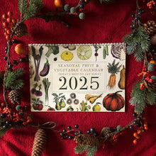 Laden Sie das Bild in den Galerie-Viewer, 🍎 Wandkalender Obst und Gemüse 2025: Feiern Sie jede Jahreszeit mit frischen Produkten! 🌽