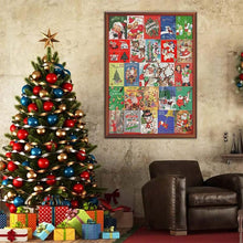 Laden Sie das Bild in den Galerie-Viewer, Weihnachten 24 Tage Countdown Kalender Puzzle