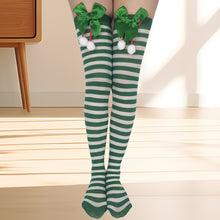 Laden Sie das Bild in den Galerie-Viewer, Weihnachtsstrümpfe mit Schleife