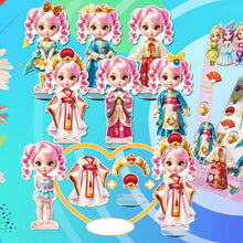 Laden Sie das Bild in den Galerie-Viewer, Magnetische Ankleideaufkleber „Prinzessinnen“