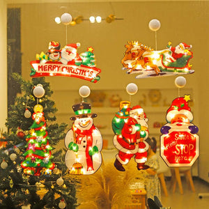 🎄Weihnachtsfenster-Hängelichter 🌟