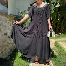 Laden Sie das Bild in den Galerie-Viewer, Neues lockeres Damenkleid in Übergröße