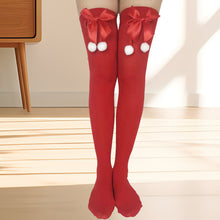 Laden Sie das Bild in den Galerie-Viewer, Weihnachtsstrümpfe mit Schleife