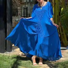 Laden Sie das Bild in den Galerie-Viewer, Neues lockeres Damenkleid in Übergröße