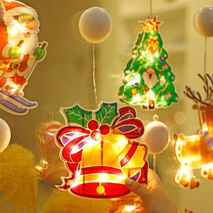 🎄Weihnachtsfenster-Hängelichter 🌟