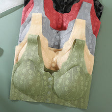 Laden Sie das Bild in den Galerie-Viewer, Bequemer Spitzen-BH mit Knöpfen vorne