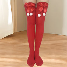 Laden Sie das Bild in den Galerie-Viewer, Weihnachtsstrümpfe mit Schleife
