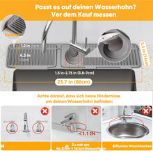 Laden Sie das Bild in den Galerie-Viewer, Abgewinkelte Spritzschutz-Matte für den Wasserhahn
