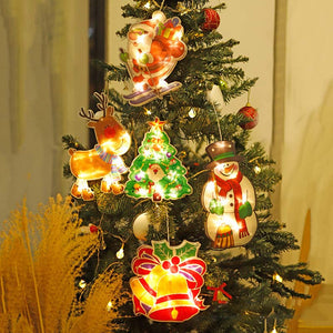 🎄Weihnachtsfenster-Hängelichter 🌟