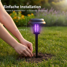 Laden Sie das Bild in den Galerie-Viewer, Solarbetriebene dekorative Mückenfalle