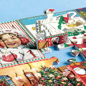 Weihnachten 24 Tage Countdown Kalender Puzzle