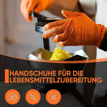 Laden Sie das Bild in den Galerie-Viewer, Orangefarbene Nitril-Handschuhe