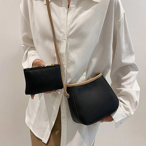 Einfache Crossbody-Umhängetasche