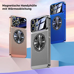 Magnetische Handyhülle mit großem Fenster und Kühlung