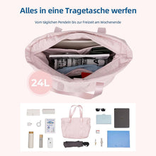 Laden Sie das Bild in den Galerie-Viewer, Einfarbige Tragetasche mit großem Fassungsvermögen