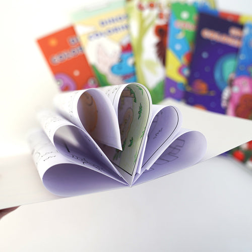 Karikatur Malbuch für Kinder (8 Stk)