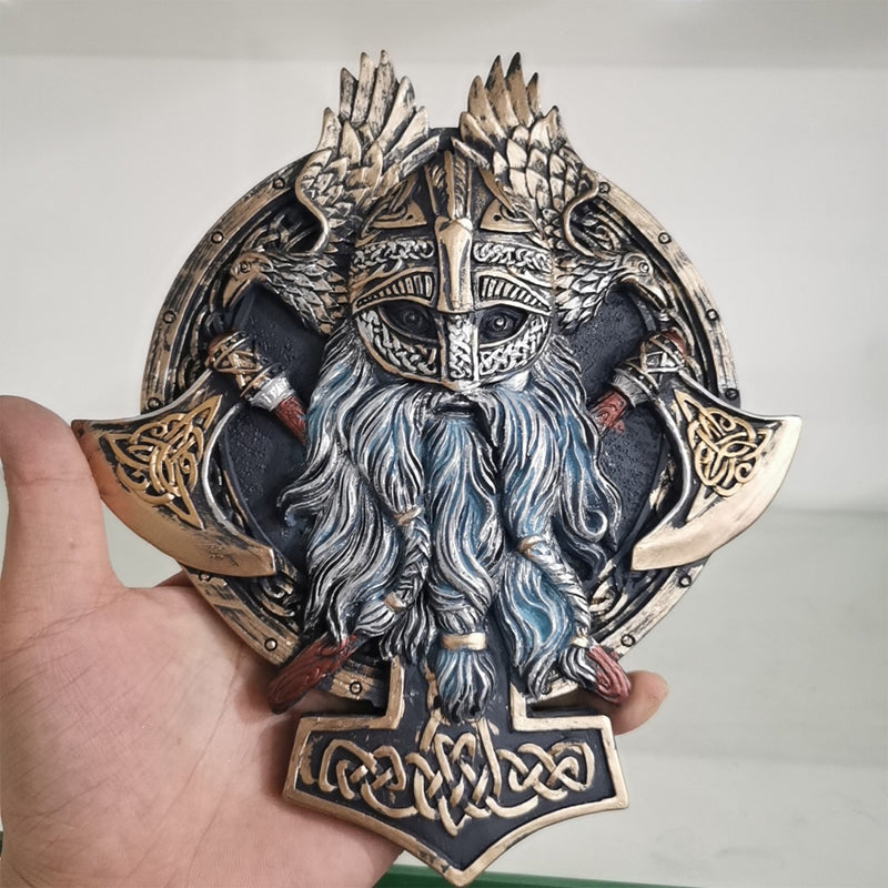 🪓Retro Warrior Doppelaxt-Wanddekoration