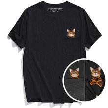 Laden Sie das Bild in den Galerie-Viewer, 😾🖕Katzenmotiv T-Shirt mii Mittelfinger
