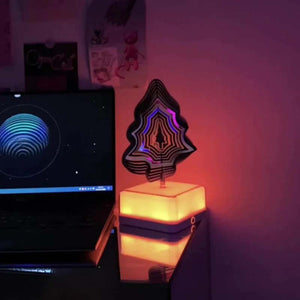 Rotierende LED-Nachttischlampe